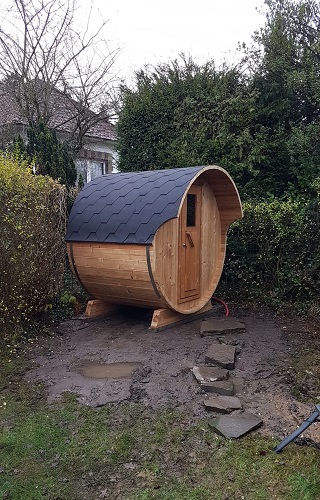 Barrel Sauna naar Sauna Mania Antwerpen